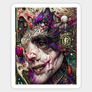 Clown 5 Sticker